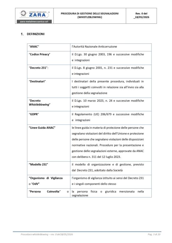  &egrave; certificata WB-003