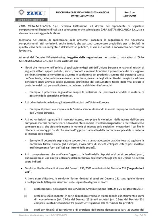 &egrave; certificata WB-007