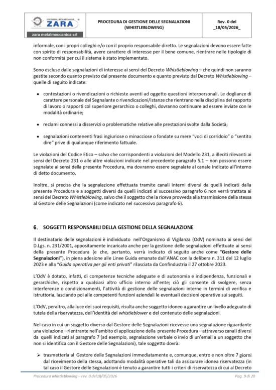  &egrave; certificata WB-009