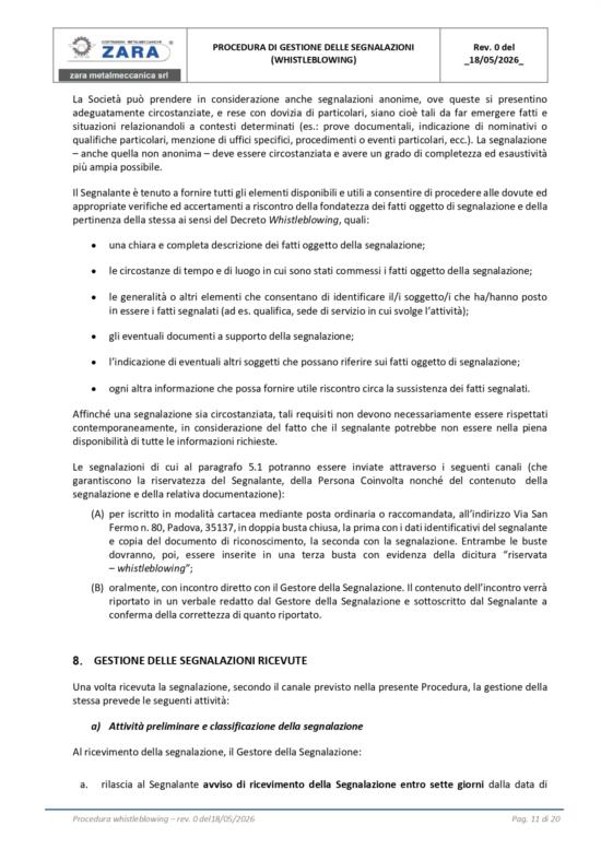  &egrave; certificata WB-011