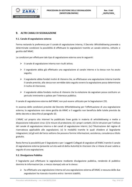  &egrave; certificata WB-014