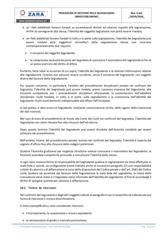 &egrave; certificata WB-016