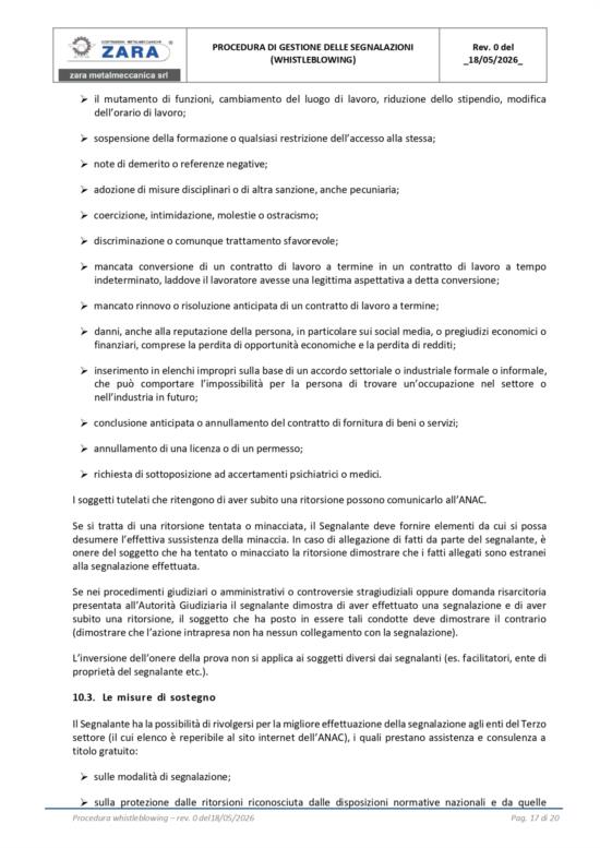  &egrave; certificata WB-017
